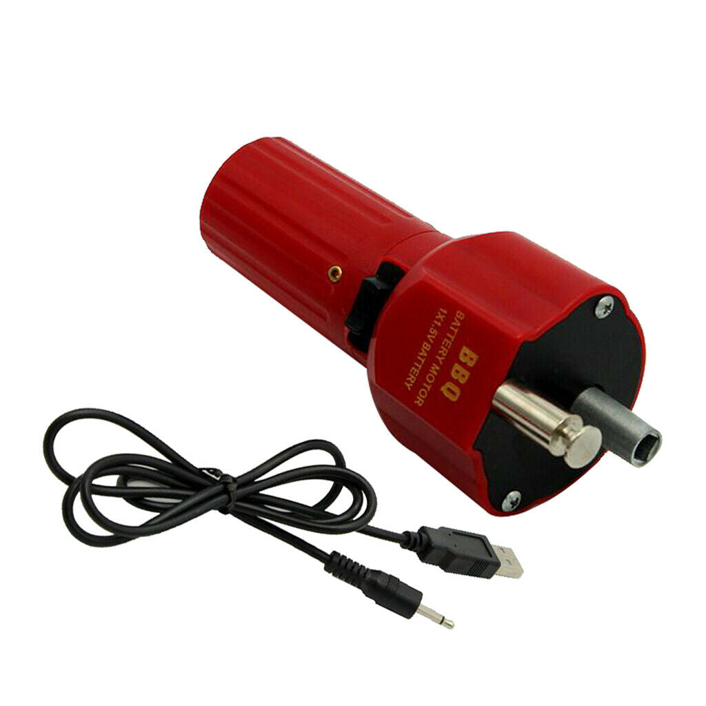 2pcs BBQ Roast Barbecue Grill Rotisserie Motor for Outdoor Picnic W/ Boost