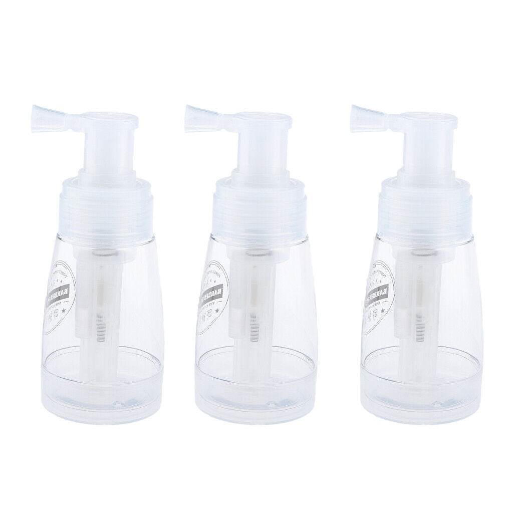 3pcs Empty Powder Spray Bottle Cosmetic Bottles 180ml for Glitter,Makeup