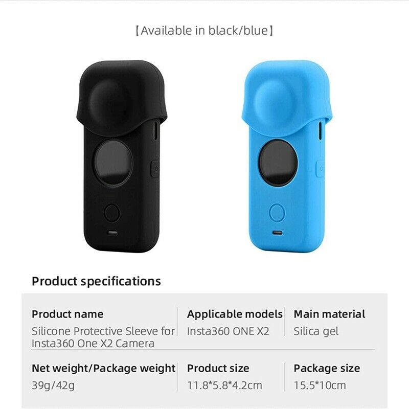 Silicone Case Dustproof Cover Waterproof Protective Sleeve Lens Case for InsL1T4