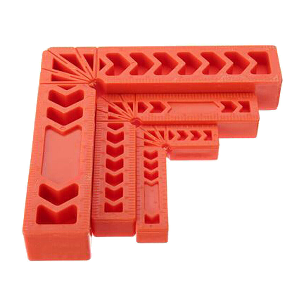 4x Square Positioning Squares Right Angle Square Ruler Corner Flange