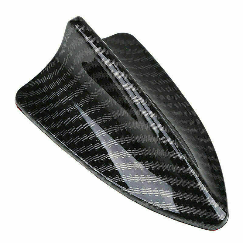 Universal Shark Fin Roof Antenna Aerial Carbon Fiber Style Black For BMW E46 E90