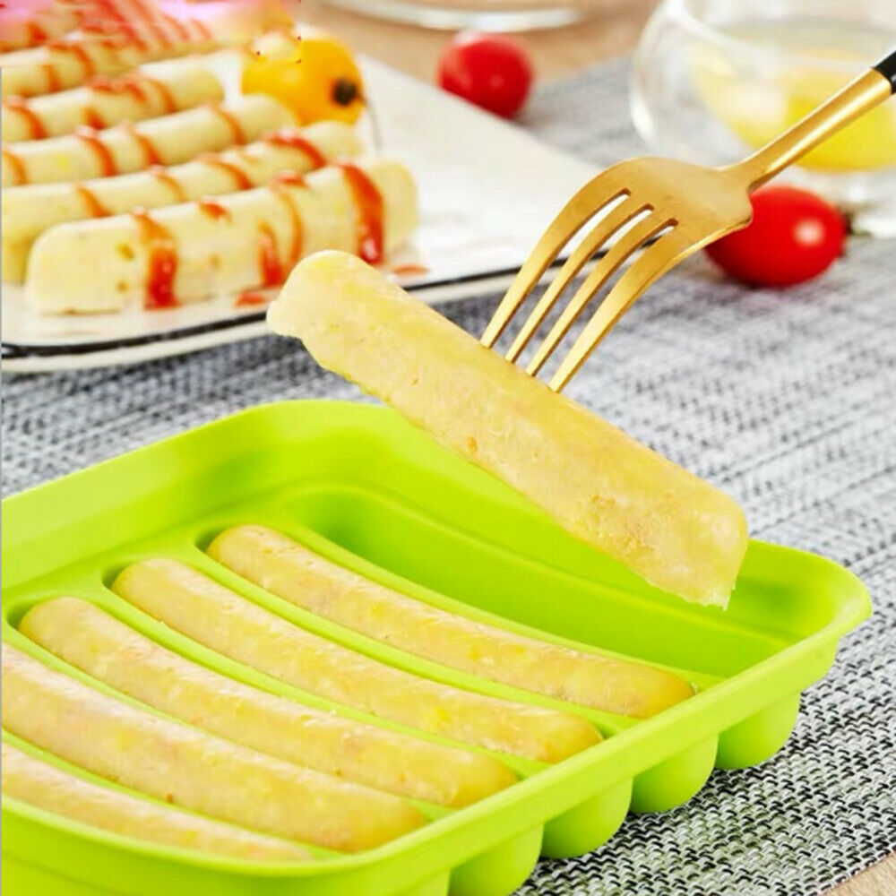 1Pcs Silicone Sausage Making Mold Hot Dog Maker Mould DIY Kitchen Tools