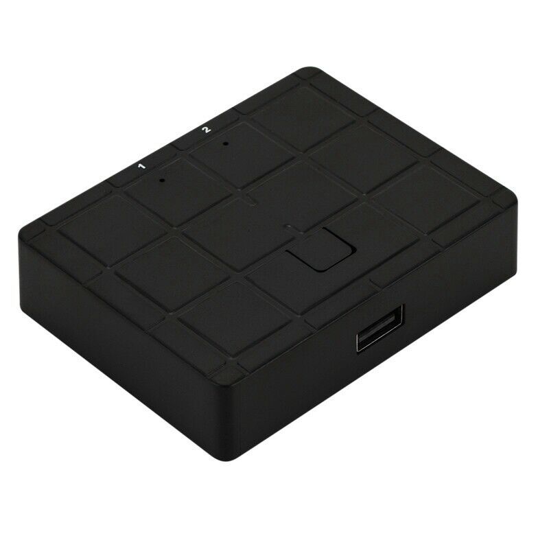 Usb 2.0 Switcher High Speed 2 Port Usb Switch for Keyboard Mouse Printer MonitQ9