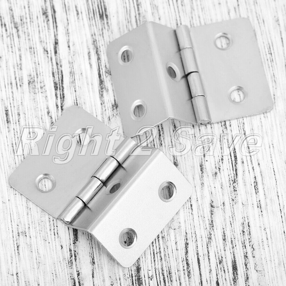 2pcs Folded Jewelry Box Cabinet Hinges Wardrobe Door Hinge Furniture Hardware