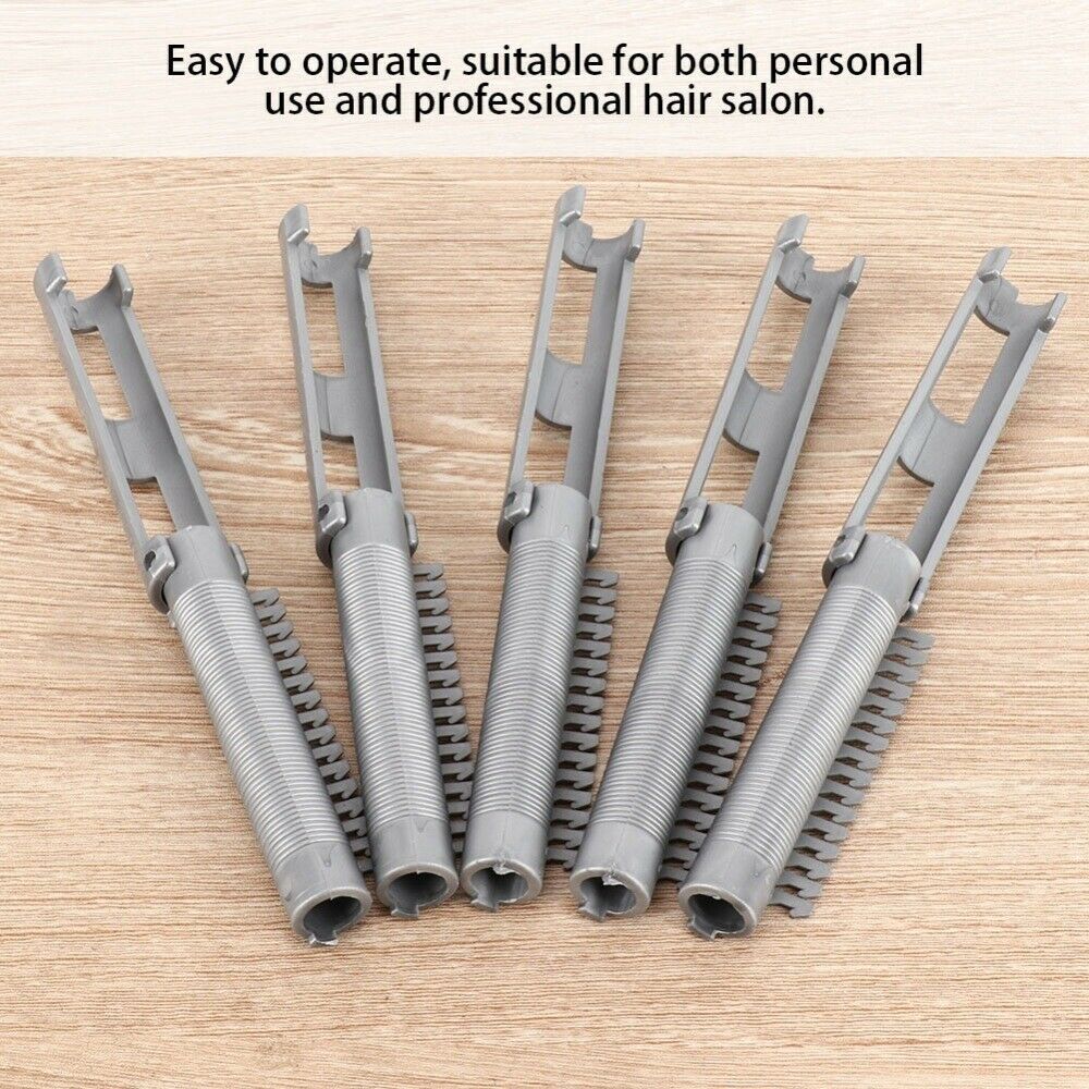 25 Pcs Spiral Hair Perm Rod Hairdressing Rollers Curlers Wavy Hair Maker Salon