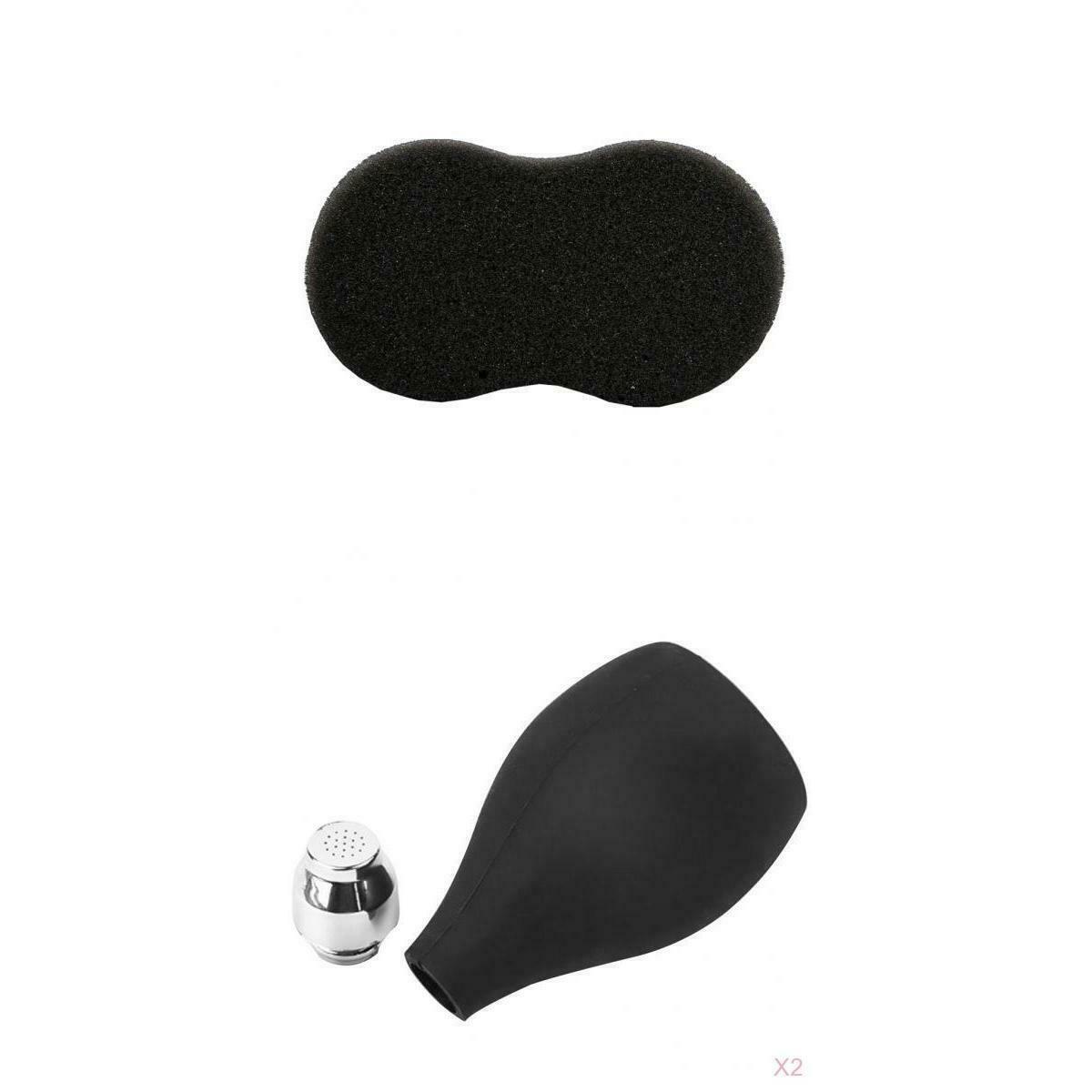 2Pcs Empty Talc Powder Blower Puffer Barbers Talcum Dispenser for Neck