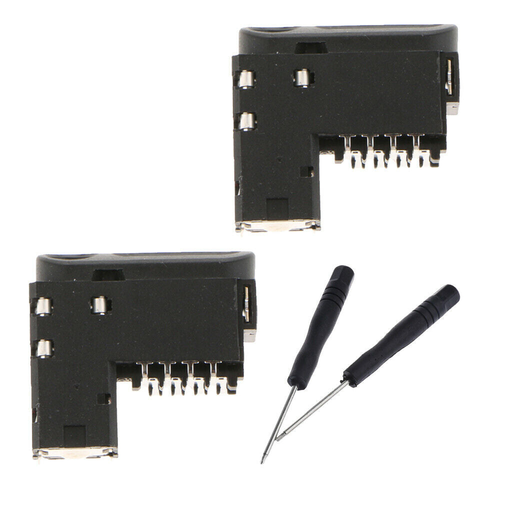 2Pcs Headset Headphone Audio Jack Component Port 3.0/4.0/5.0 Interface +