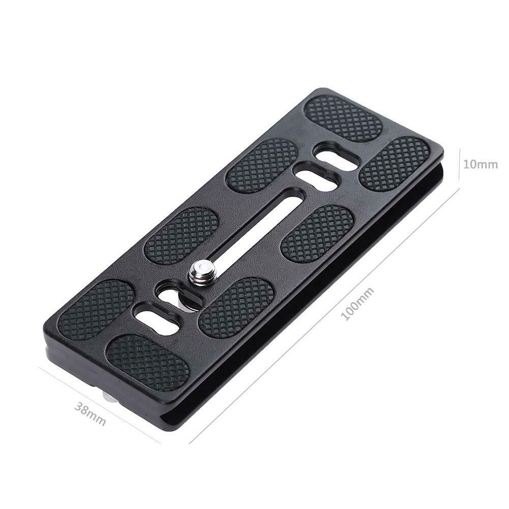 Metal PU-100 Quick Release Plate for Benro B0 B1 B2 J1 N1 Tripod Ball Head @