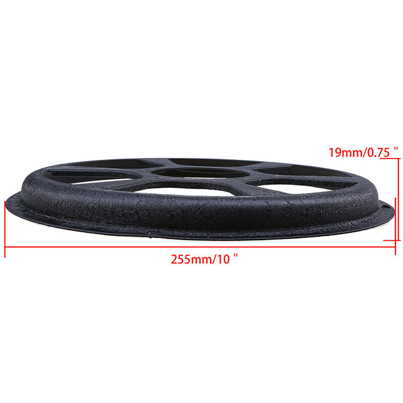 10 Inch Speaker Circle Subwoofer Grill Cover Guard Protector Black Universal CAR
