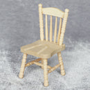 1/12 Mini Simulation Wooden Unfinished Chair Furniture Supplies Scenery