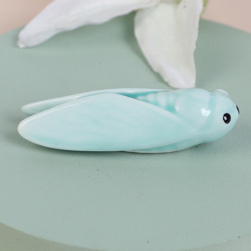 Chopstick Rack Ceramic Tableware Handicraft Cicada Chopsticks Rack Spoon .l8