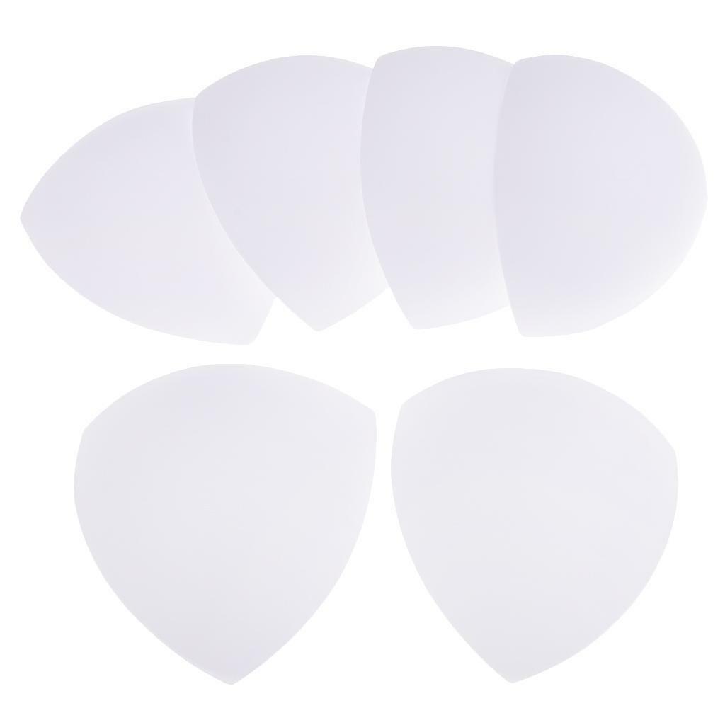 6 Pairs Women Triangle Removable Cups Bra Inserts Pads for Swimwear Sports