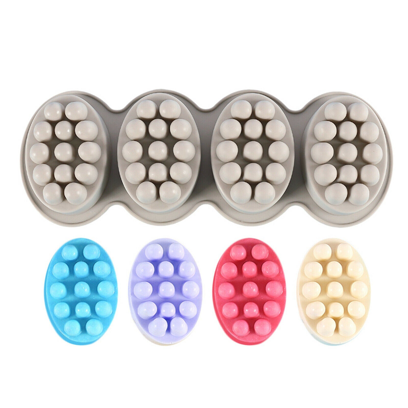 Silicone Soap Mold Handmade Soap Mold Nonstick for Soap Making DIY Craft