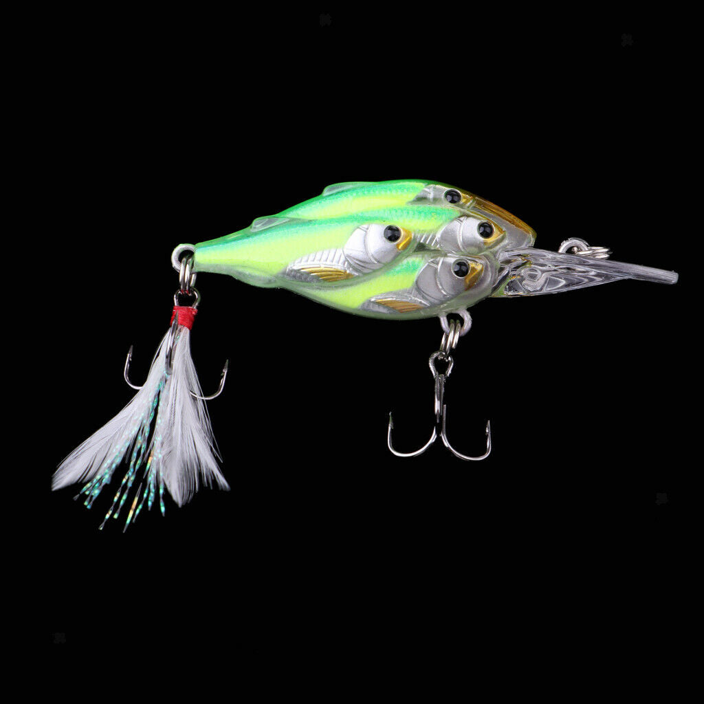 Fishing Line Winder Fishing Lures Baits Minnow Baits Crankbait Tackle Green