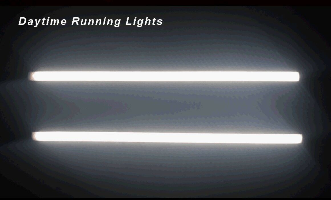 30cm Switchback Car SUV DRL LED Tube Strip Brakelight Signal Flowing Flash Light