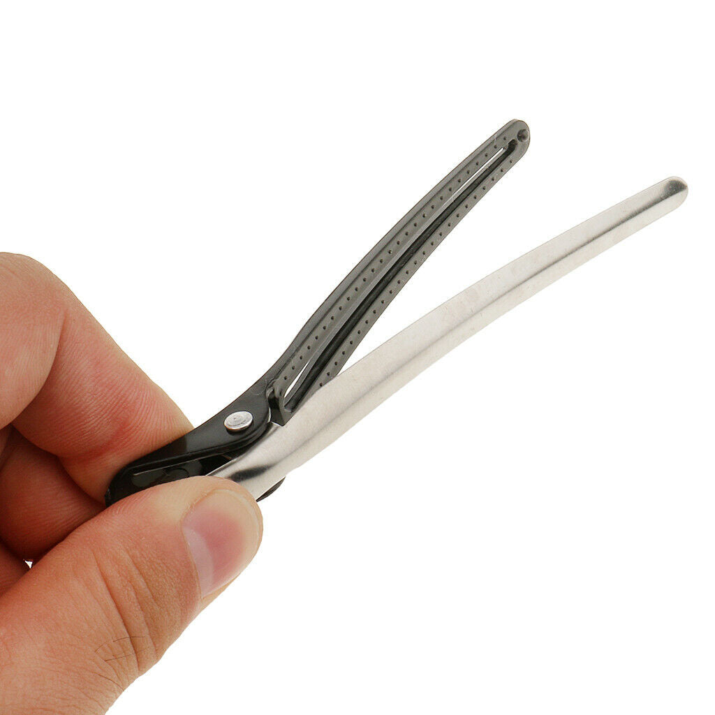 6pairs Hairdressing Hair Clips Salon Plastic Hair Grip Clamp Hair Styling