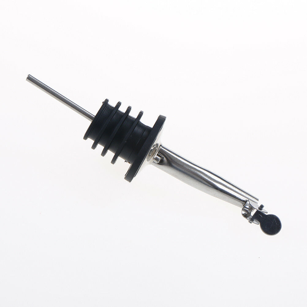 Liquor Pourer Flow Wine Bottle Pour Spout Stopper Stainless Steel Cap 、J .l8