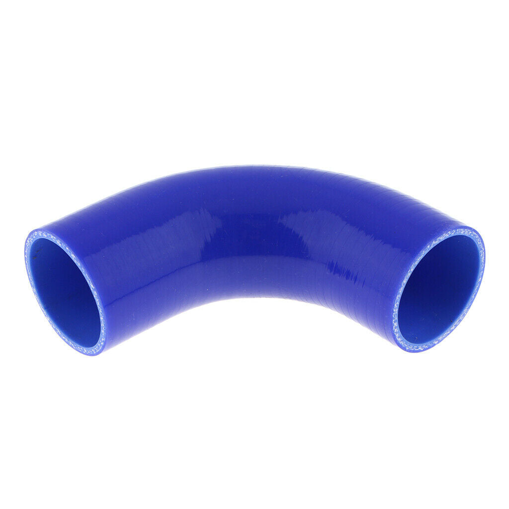50mm 90 Degree 4 ply Silicone Elbows Turbo Hose Racing Coupler Pipe Blue