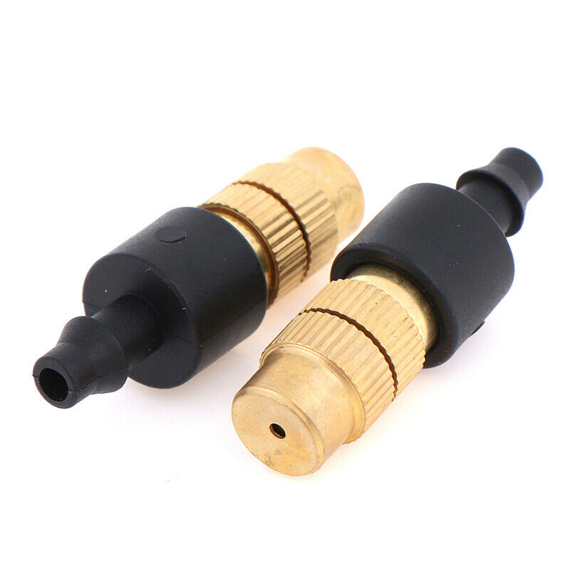 5Pcs Copper Misting Fog Cooling Nozzles Atomizing Sprayers For 4/7mm Hose.l8