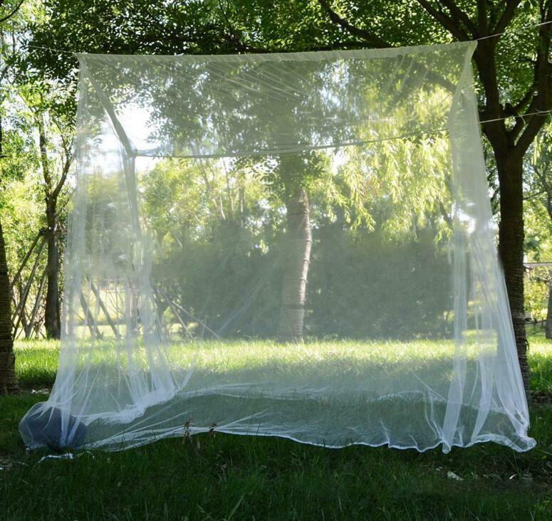 200*200*180cm Mosquito Net White Camping Indoor Outdoor Insect Net Tent Storage