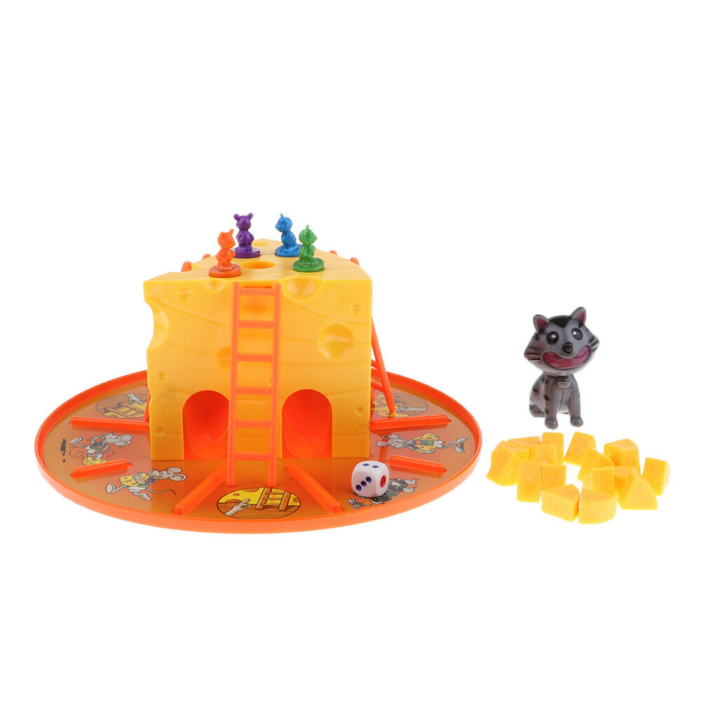Cat and Mouse Eat Cheese Table Game Entertainment Parent-Child Interaction