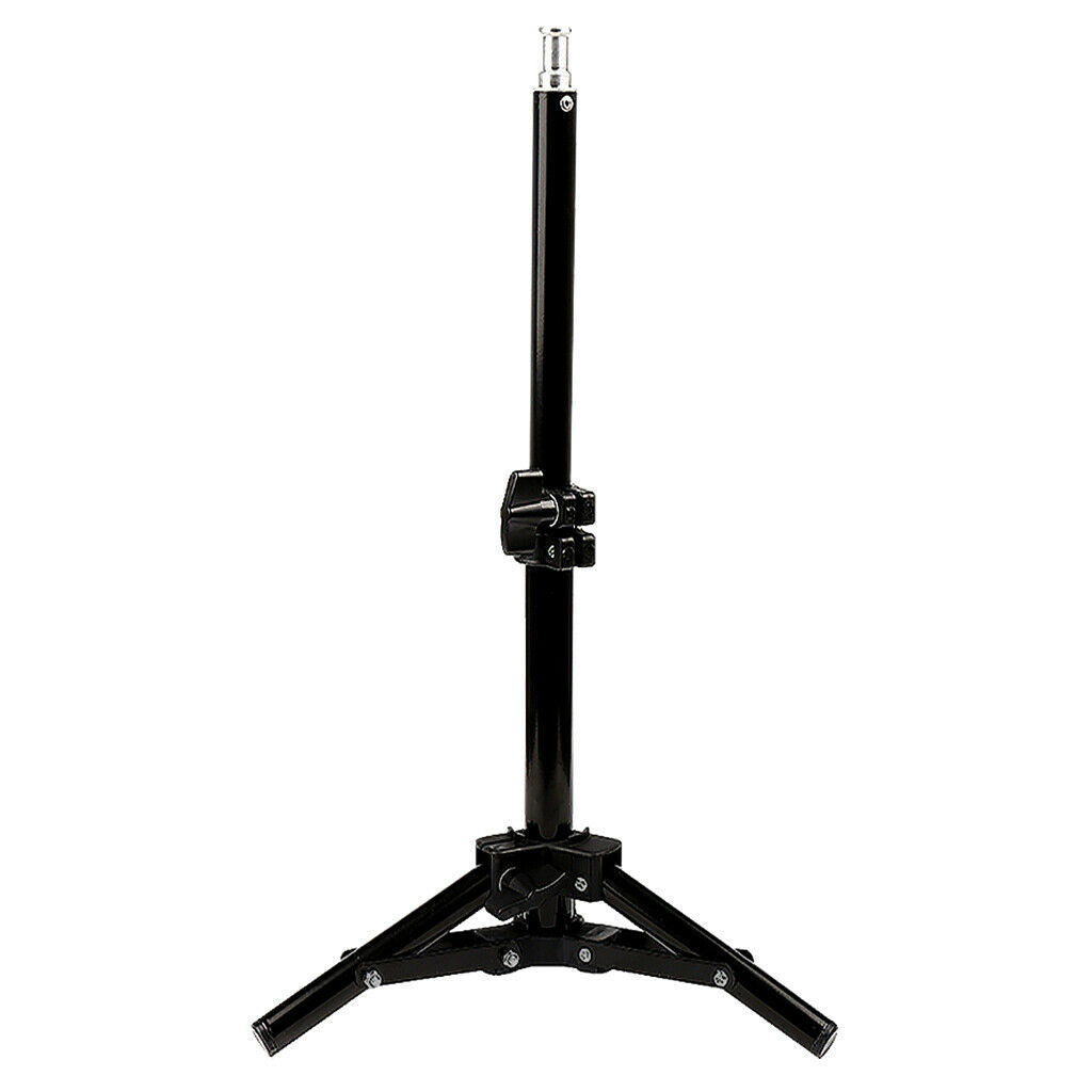 Professional Tripod Light Stand Camera Accessories Convenient To Extend Black