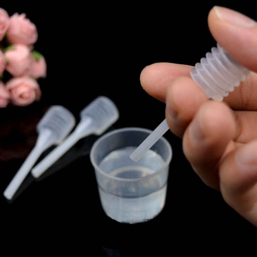 10X  Plastic For Perfume Diffuser Bottle Mini Liquid Oil  Dropper Lab 64m.l8