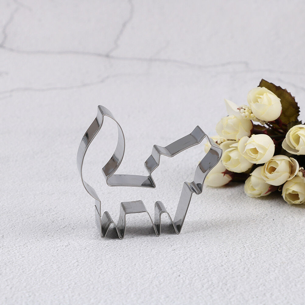 Stainless Steel fox Animal Cookie Cutter Cake Decoration Baking Mold Tool.l8