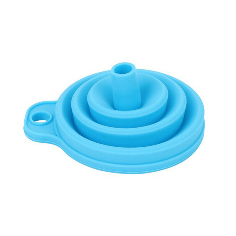6PCS Small Silicone Collapsible Silicon Kitchen Funnel Hopper Gel Practic.l8