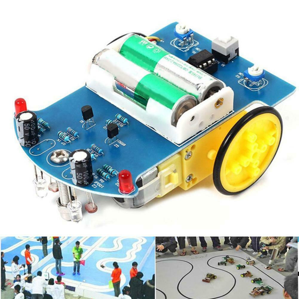 D2-1 Intelligent Tracking Line Smart Car Kit TT Motor Electronic DIY Kit @
