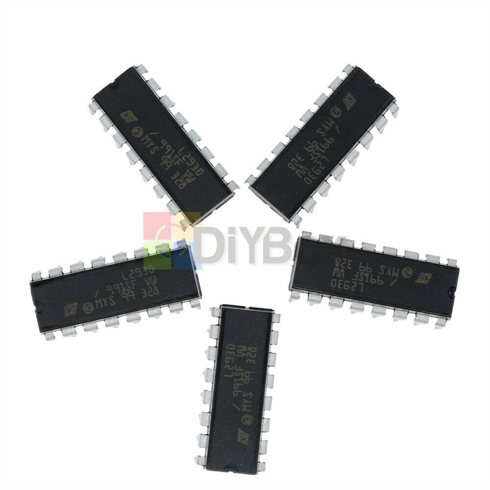 10Pcs 16Pins L293D L293 Push-Pull Four-Channel Motor Driver IC