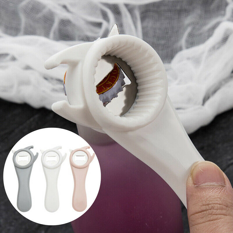 4 in 1 Can Bottle Opener Jar Container Lid Kitchen Drink Beer Bar Tool Us.l8