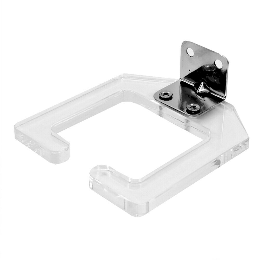 Wall-mounted Hair Dryer Holder Acrylic Shelf Hairdryer Holder Rack Organizer
