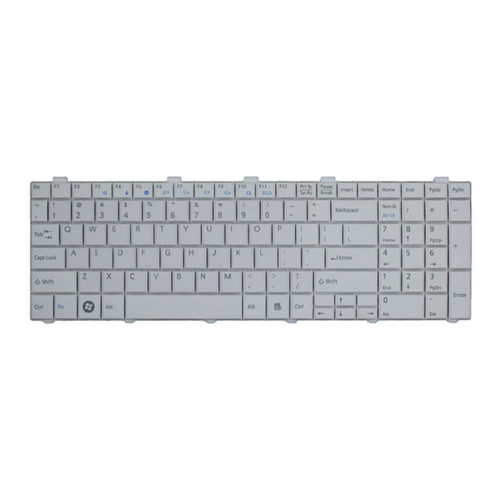 1 Packs White English Keyboard Replacement For Fujitsu Lifebook AH531 Laptop