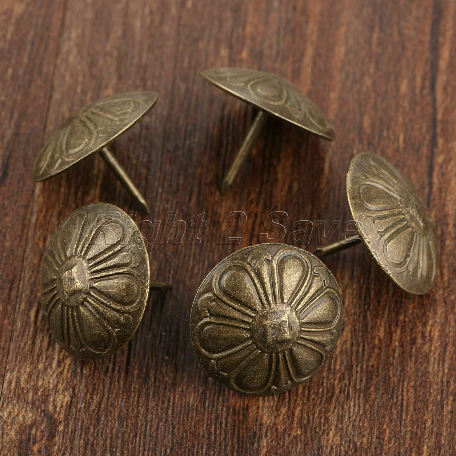19*15mm Round Tacks Sofa Jewelry Box Furniture Decorative Upholstery Nails Pins
