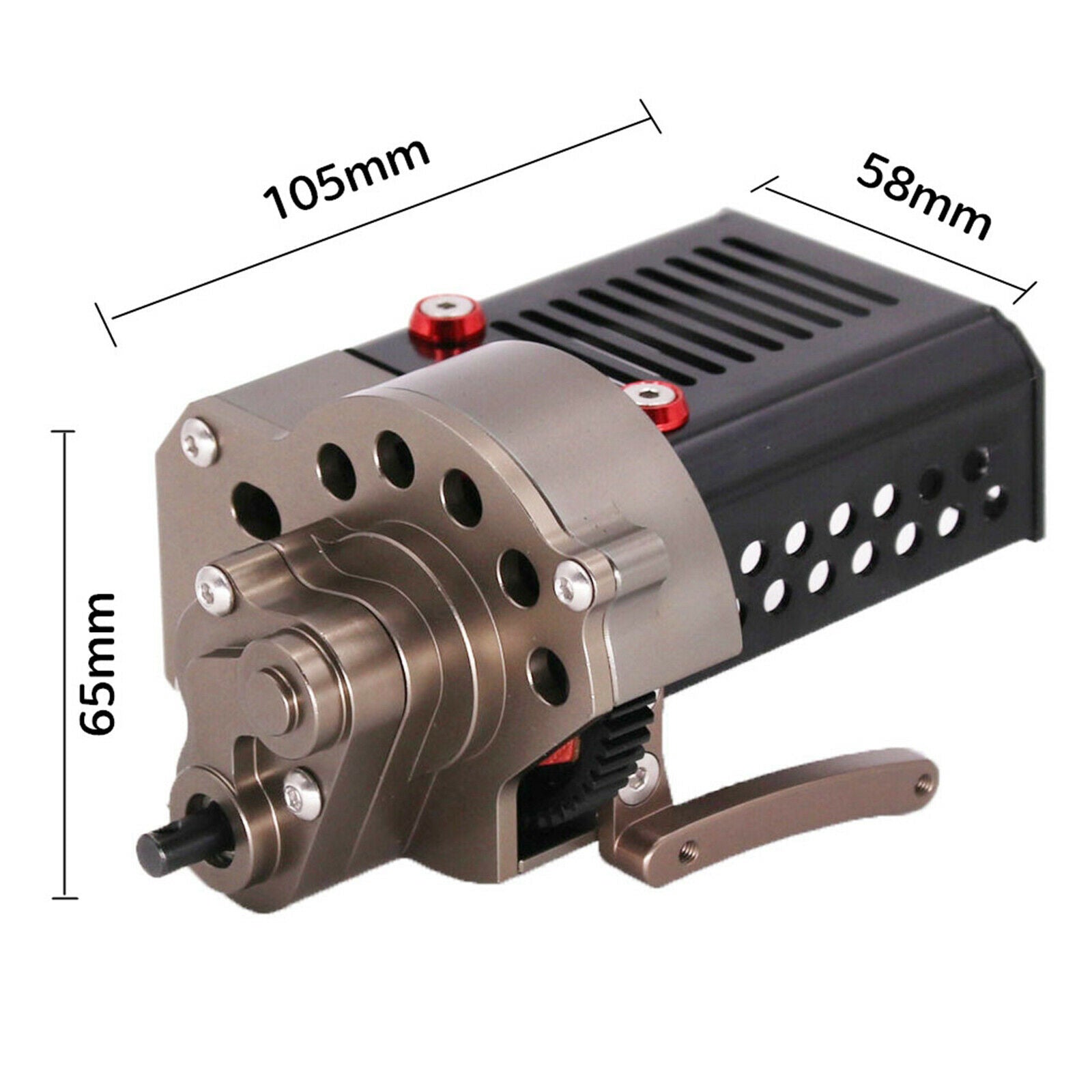 Front Motor Transmission Box for Wrangler 90046 1:10 RC Crawler Replacements