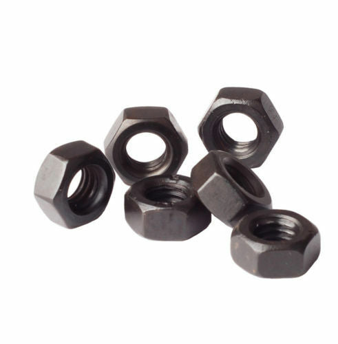 Hex Nuts M2 M2.5 M3 M4 M5 M6 120pcs Assortment Kit Black Oxide with Box