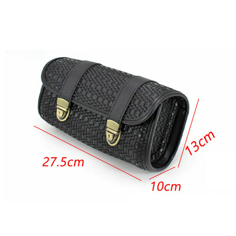 Motorcycle Handlebar Bag Fork Tool Bag Black for Dirt Bike Sissybar Storage Bag