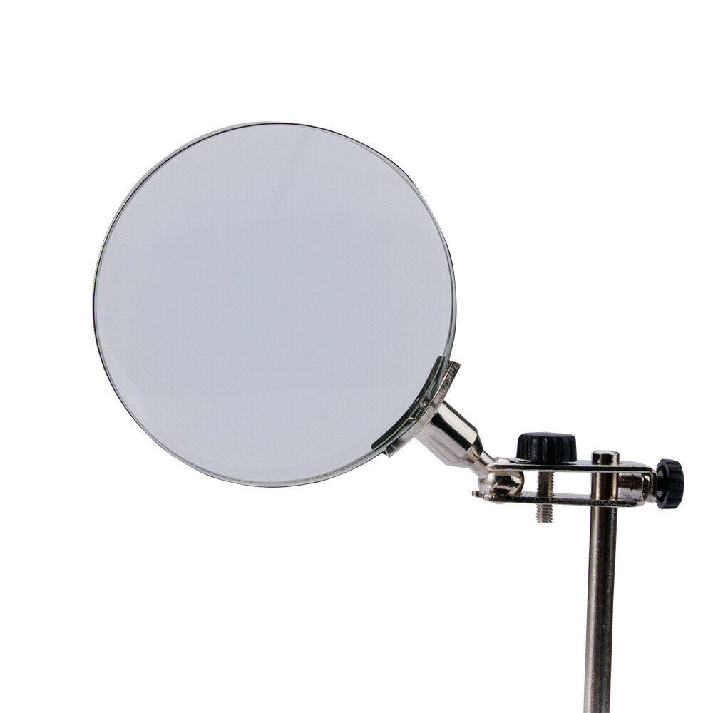 Welding Magnifier Desktop Bracket Welding Station Repair Tool Desk with Light