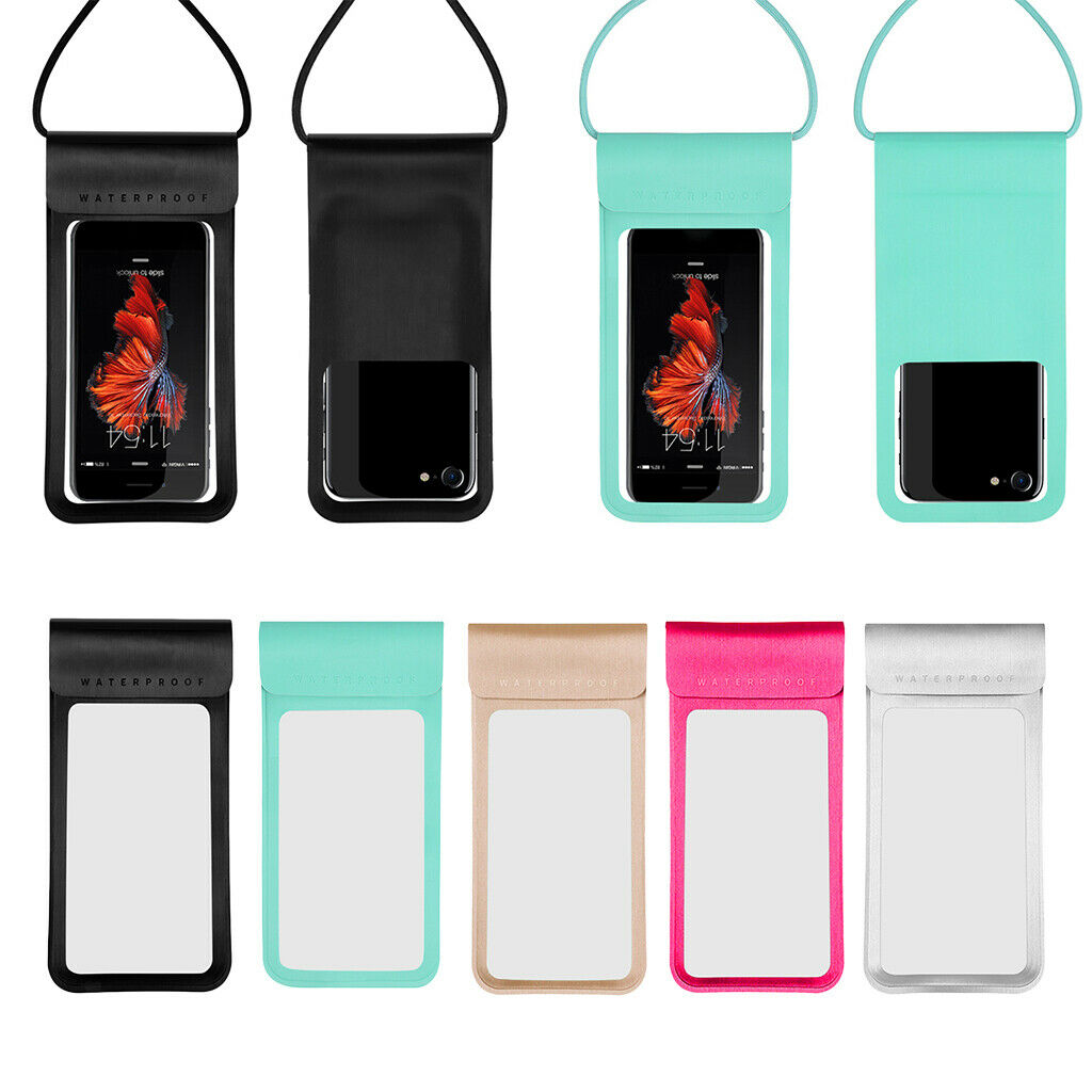 Waterproof Phone Case Bag Underwater Phone Surfing Cell Phone Black M