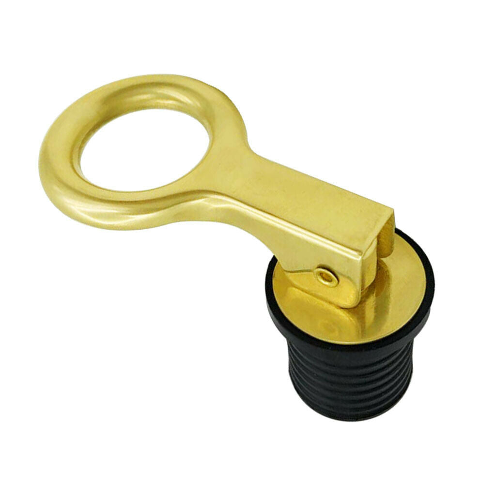 1 1/4 inch 32mm Drain Snap Plug for Kayak Canoe Boats, Brass