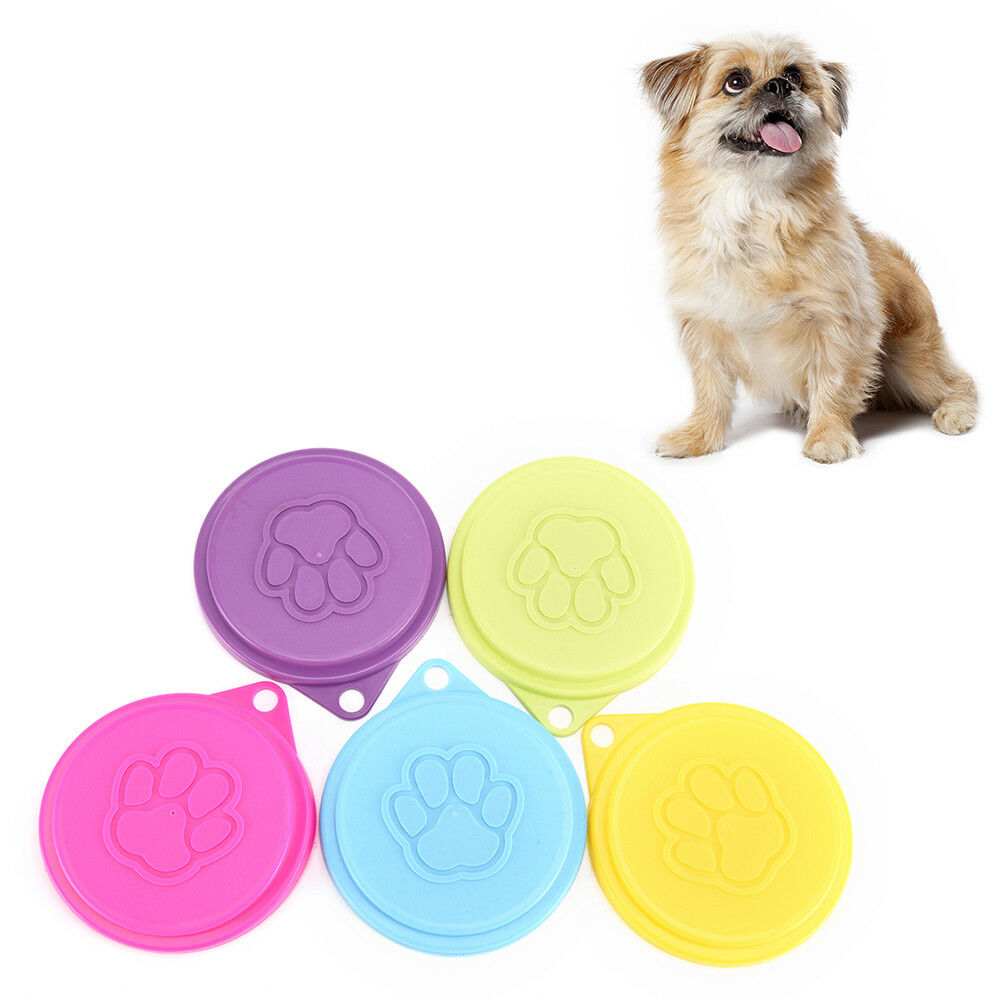 88mm Pet Dog Cat Food Storage Can Tin Cover Lid Top Cap Random Color Reusa.l8