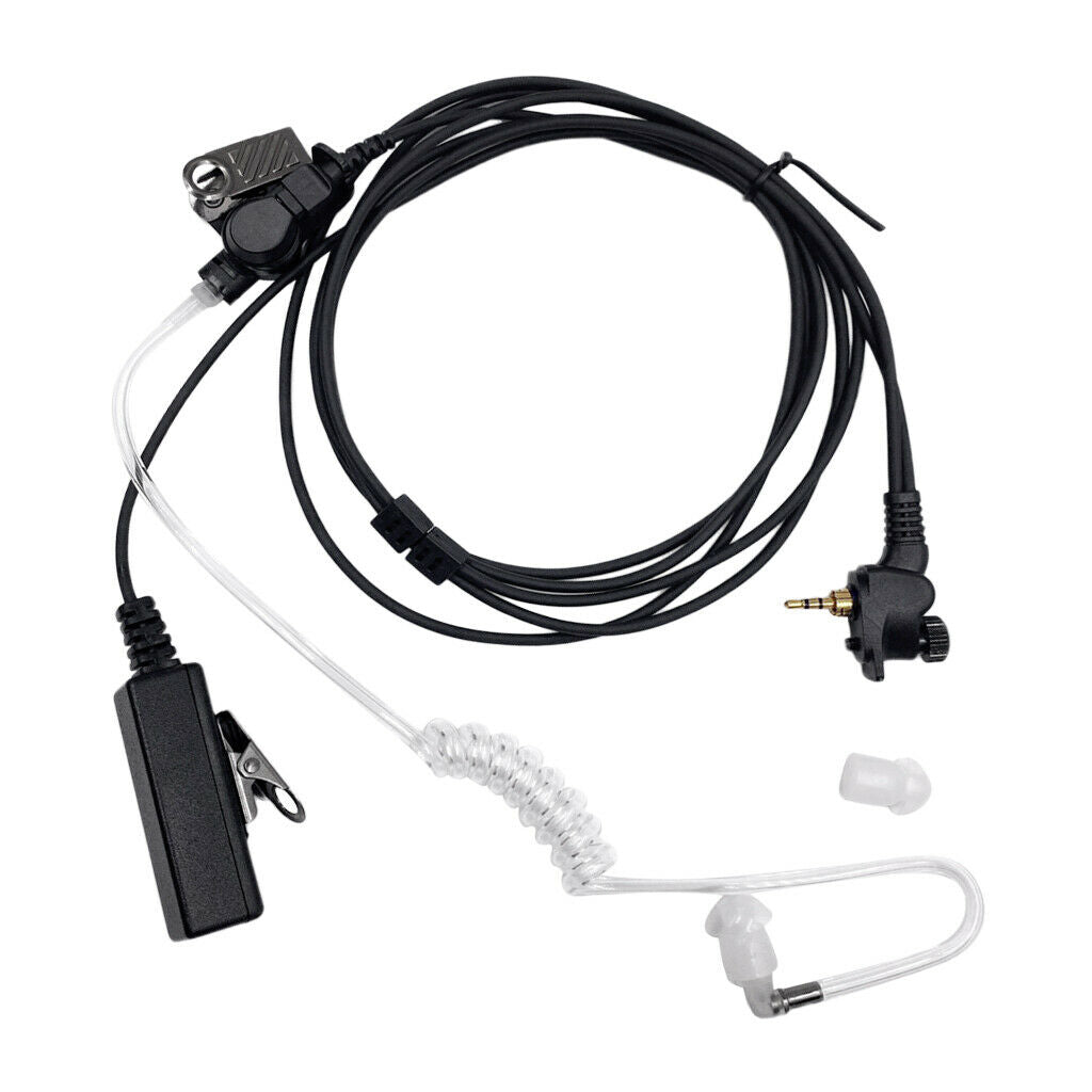 1Pin PTT Mic Covert Acoustic Tube Earphone for MTH600, MTH650,MTP850, MTS850