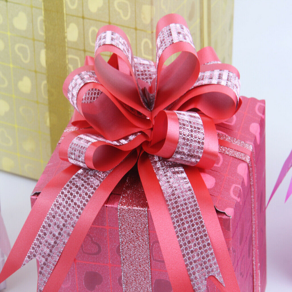 Christmas Paper Gift Box Ornament Xmas Tree Hanging Decoration Red 22cm