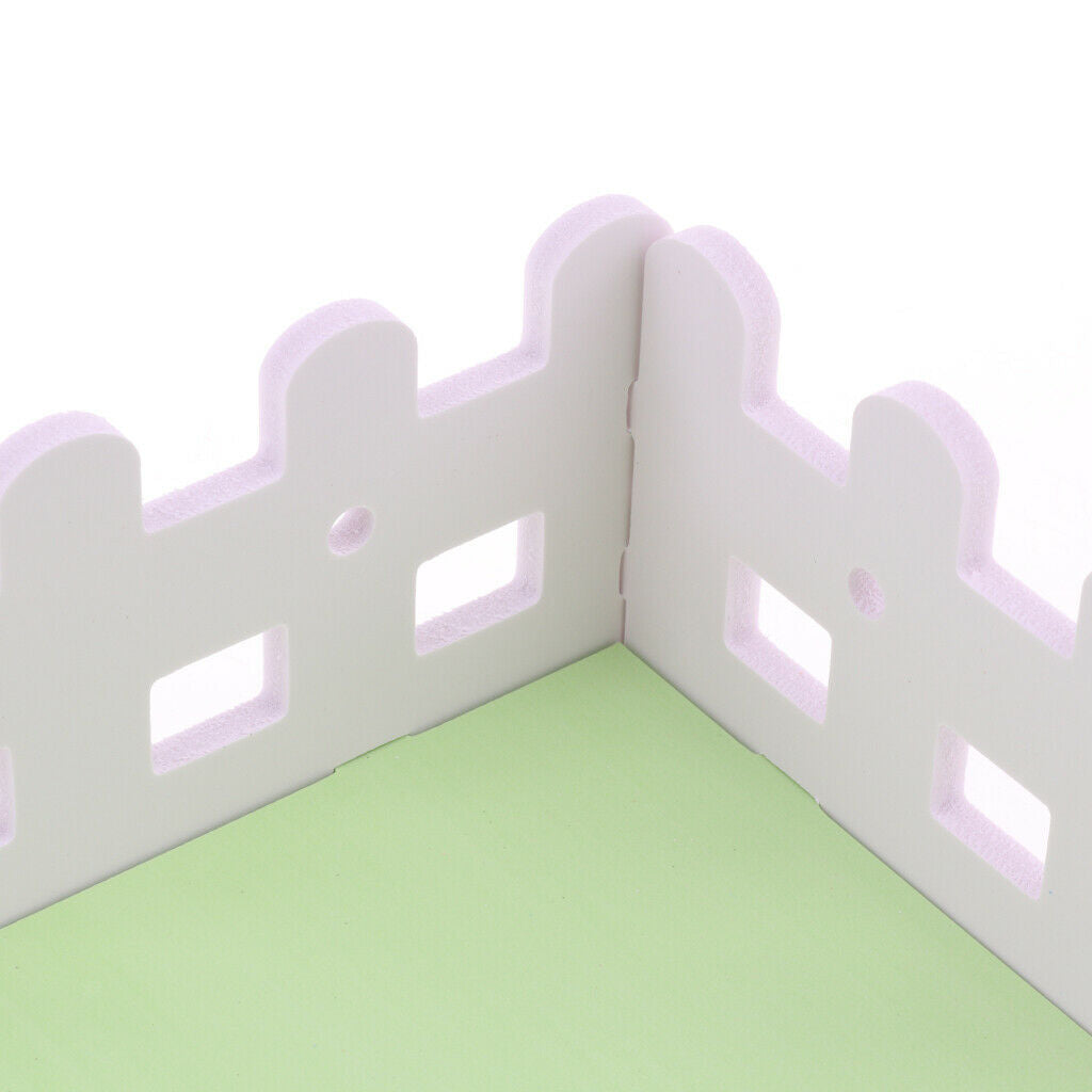 1 Pc Small Pet Hamster Hedgehog Parrot Wooden Ladder Platform Fence Green