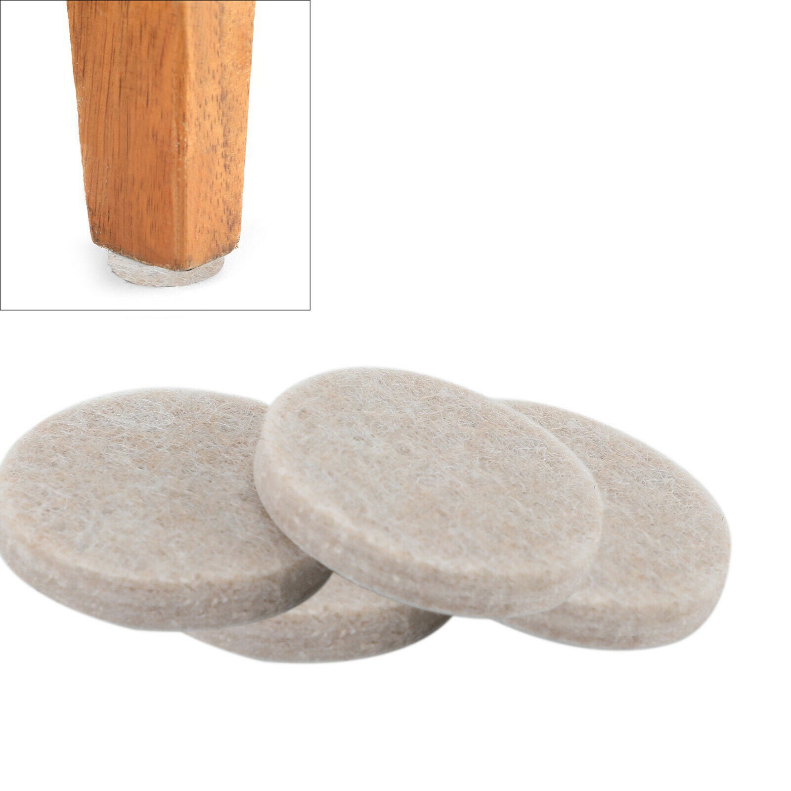 300X Furniture Pads Chair Leg Floor Protectors Felt Pads Hardwood Floors Bei USA