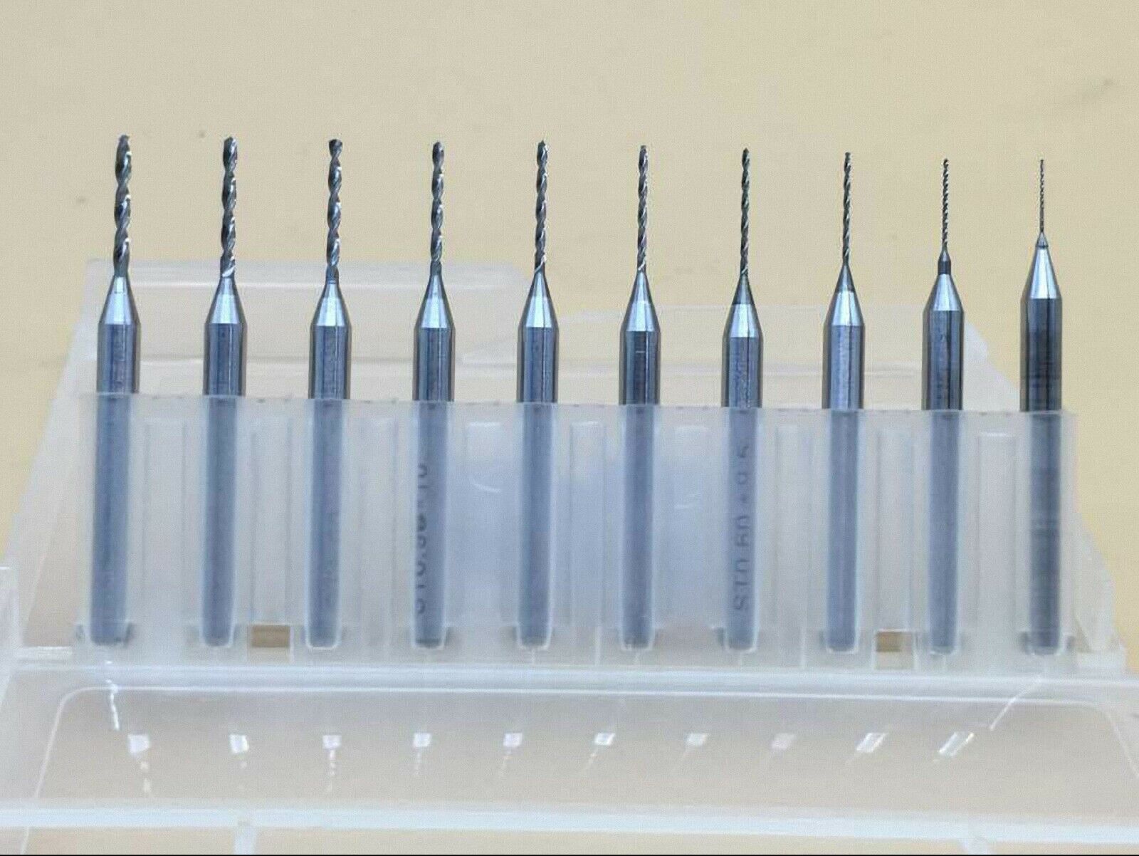 10Pcs 0.3-1.2 mm PCB Print Circuit Board Carbide Mini Micro Drill Bits CNC Tools
