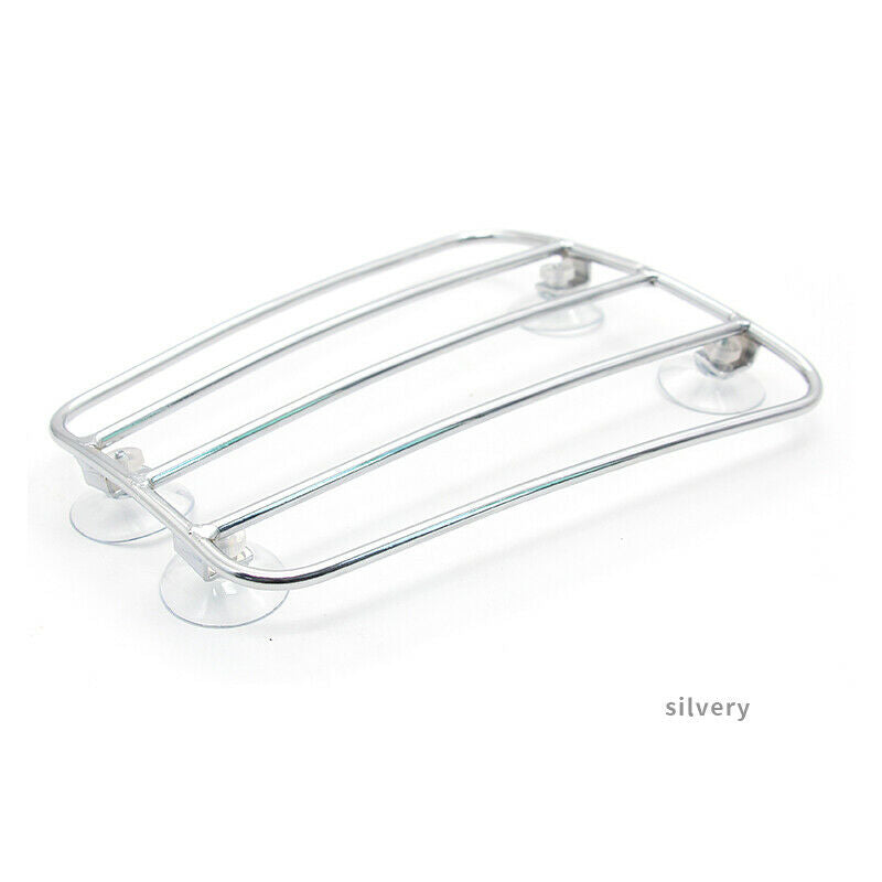 Motorcycle ATV Front Chrome Fuel Tank Luggage Rack Cargo Shelf Bracket Universal