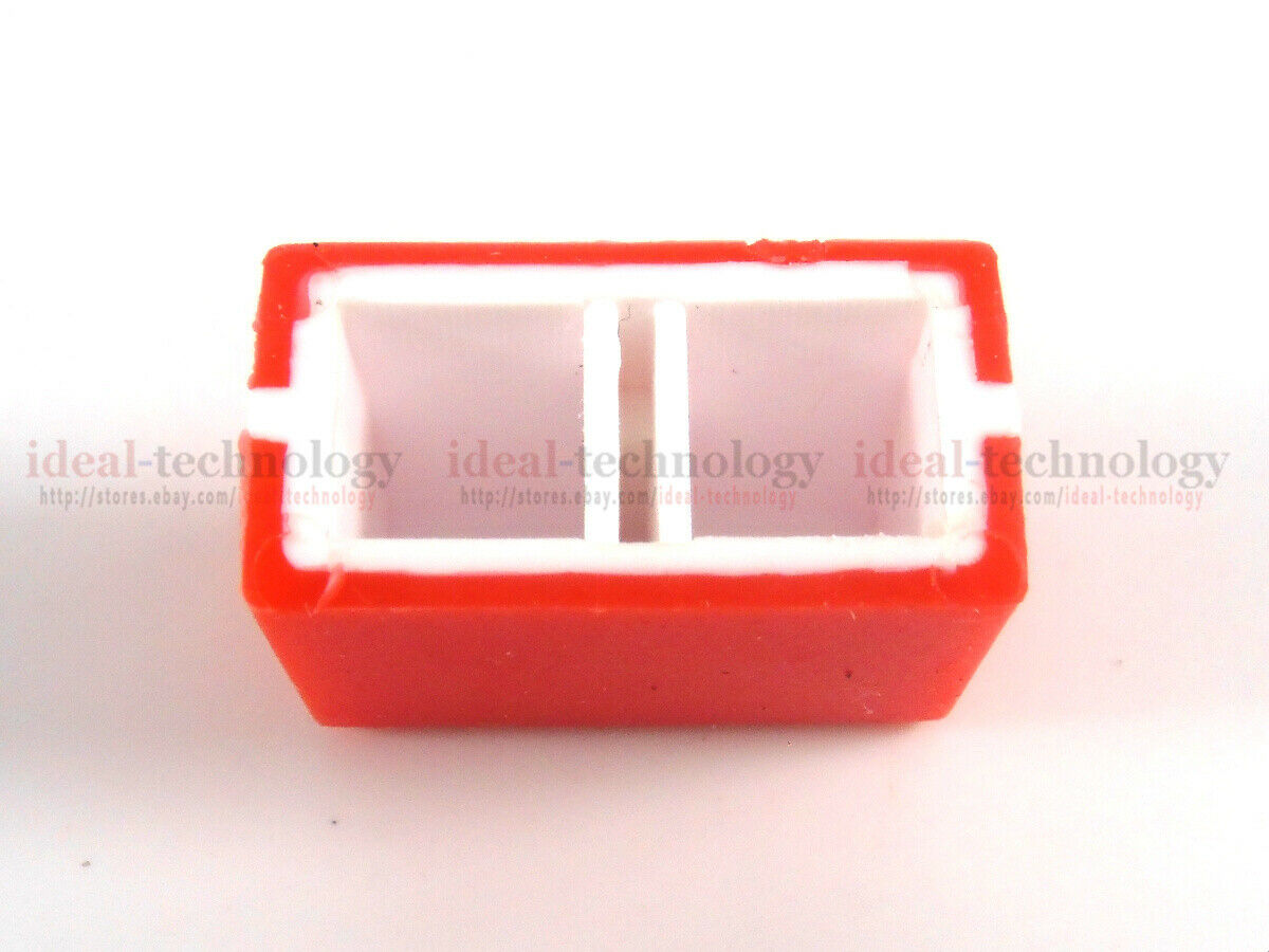 4pcs Channel Crossfader Fader Cap Knob For RANE 57 TTM57 TTM57sl TTM57mk2（RED）
