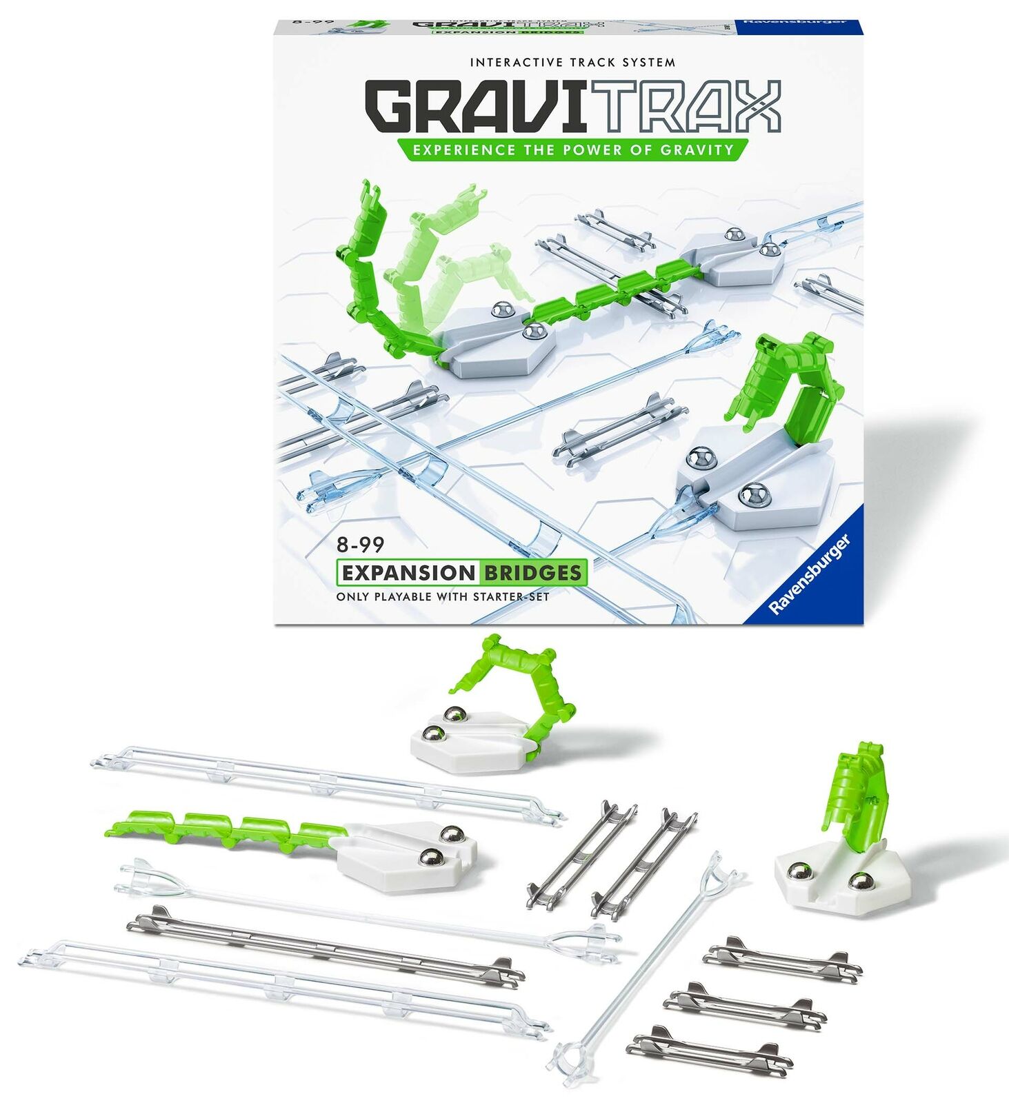 26169 Ravensburger Gravitrax Add on Bridges Children's Games Age 8 Years+
